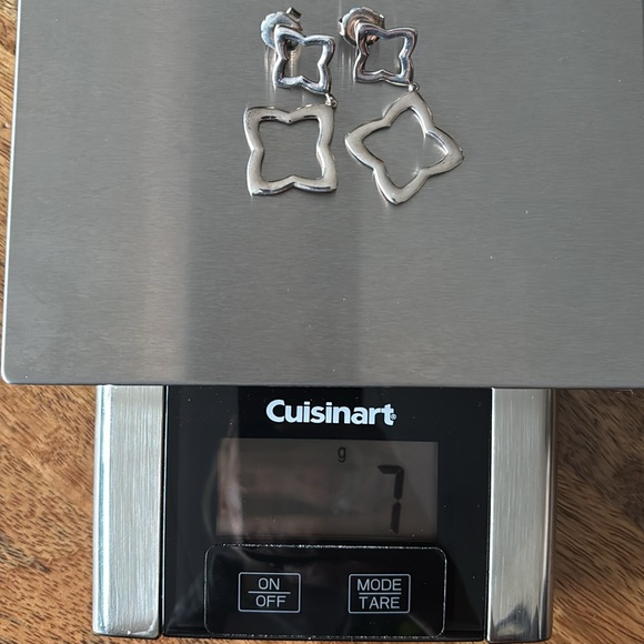 David Yurman sterling silver double drop earrings - Picture 15 of 15